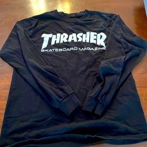 Black long sleeve kids T Shirt